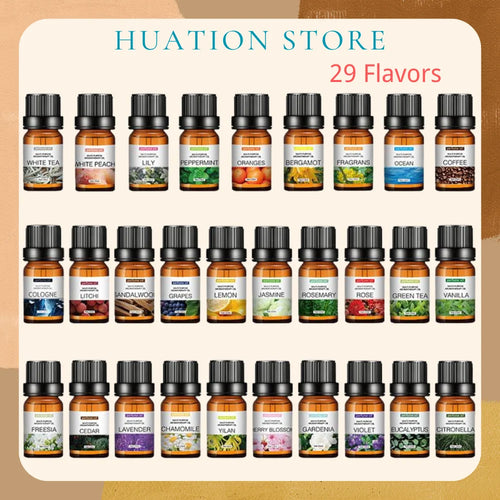 10Ml Fragrance Oils Gift Box Fruit Aroma Oil for Humidifier Diffuser Candle Soap Making Air Freshener Oil