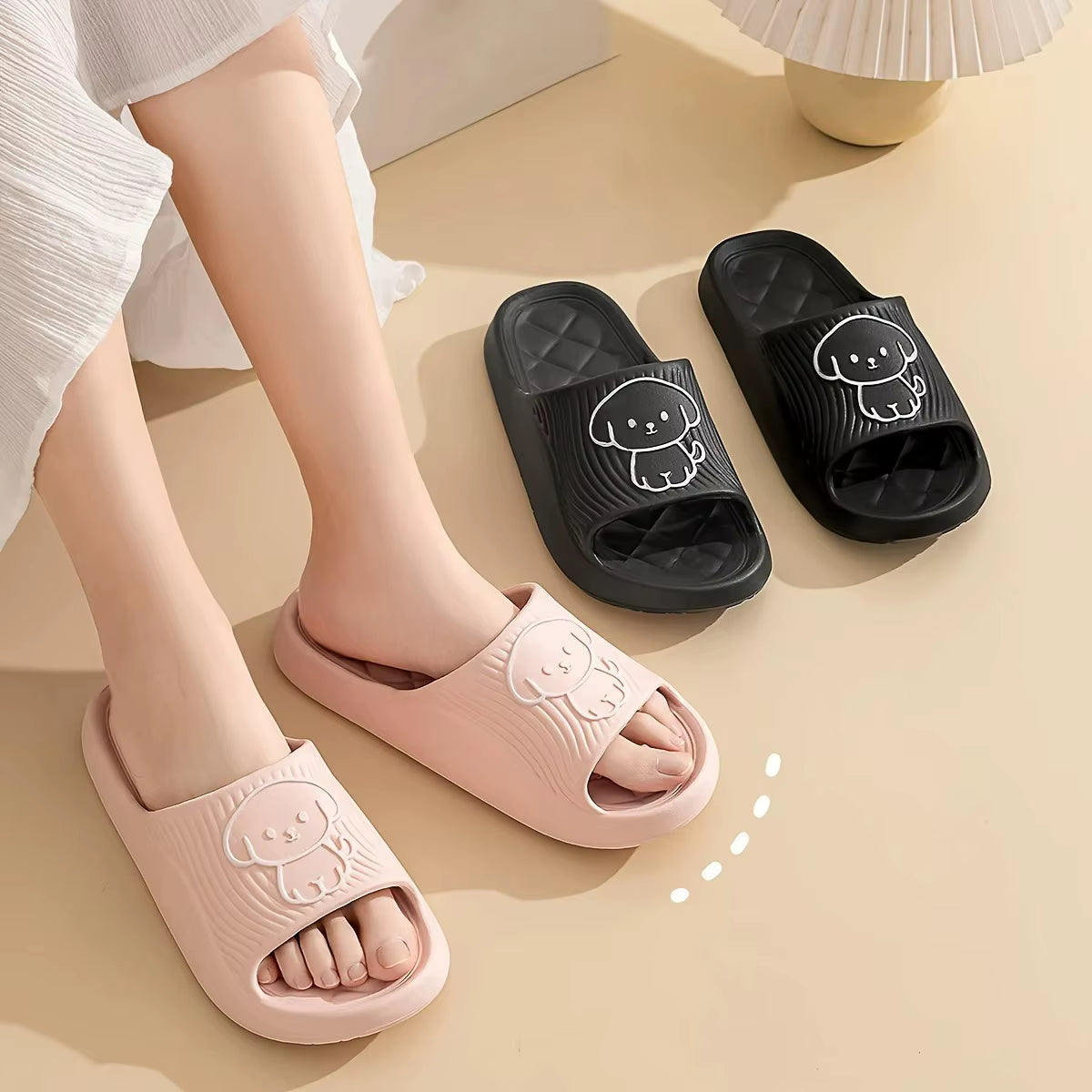 Pantuflas Nube Antideslizantes para Casa - Suela Gruesa de EVA Comodas