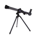 Telescopio Astronómico 50mm para Niños y Principiantes - Monocular 20X/30X/40X con Trípode y 3 Oculares