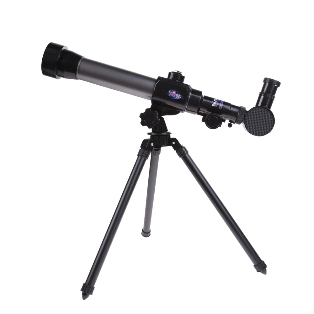 Telescopio Astronómico 50mm para Niños y Principiantes - Monocular 20X/30X/40X con Trípode y 3 Oculares