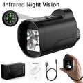 Monocular de Visión Nocturna 1080P con Zoom 10X - Cámara Infrarroja para Caza, Camping y Exploración, Graba Foto y Vídeo