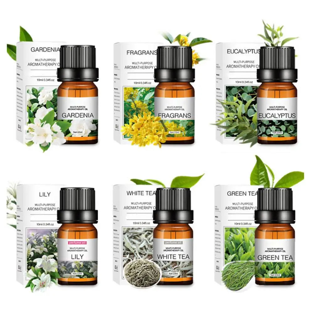 10Ml Fragrance Oils Gift Box Fruit Aroma Oil for Humidifier Diffuser Candle Soap Making Air Freshener Oil
