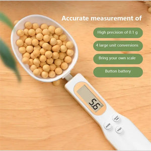 Digital Kitchen Scale Spoon - Precision Electronic Measuring Spoon for Coffee, Baking, and Spices