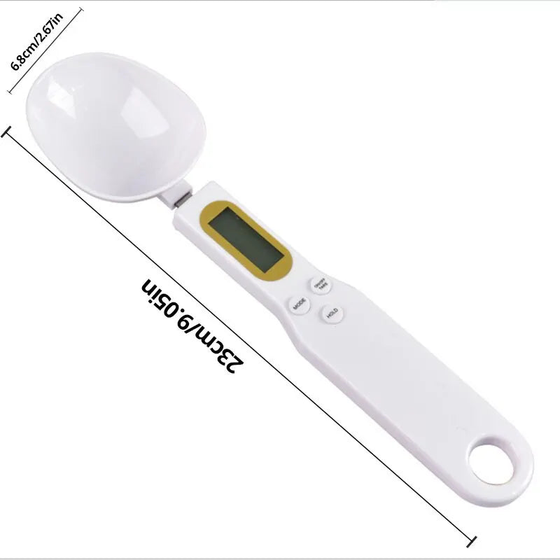 Cuchara Báscula Digital de Cocina - Medidora Electrónica de Precisión para Café, Repostería y Especias