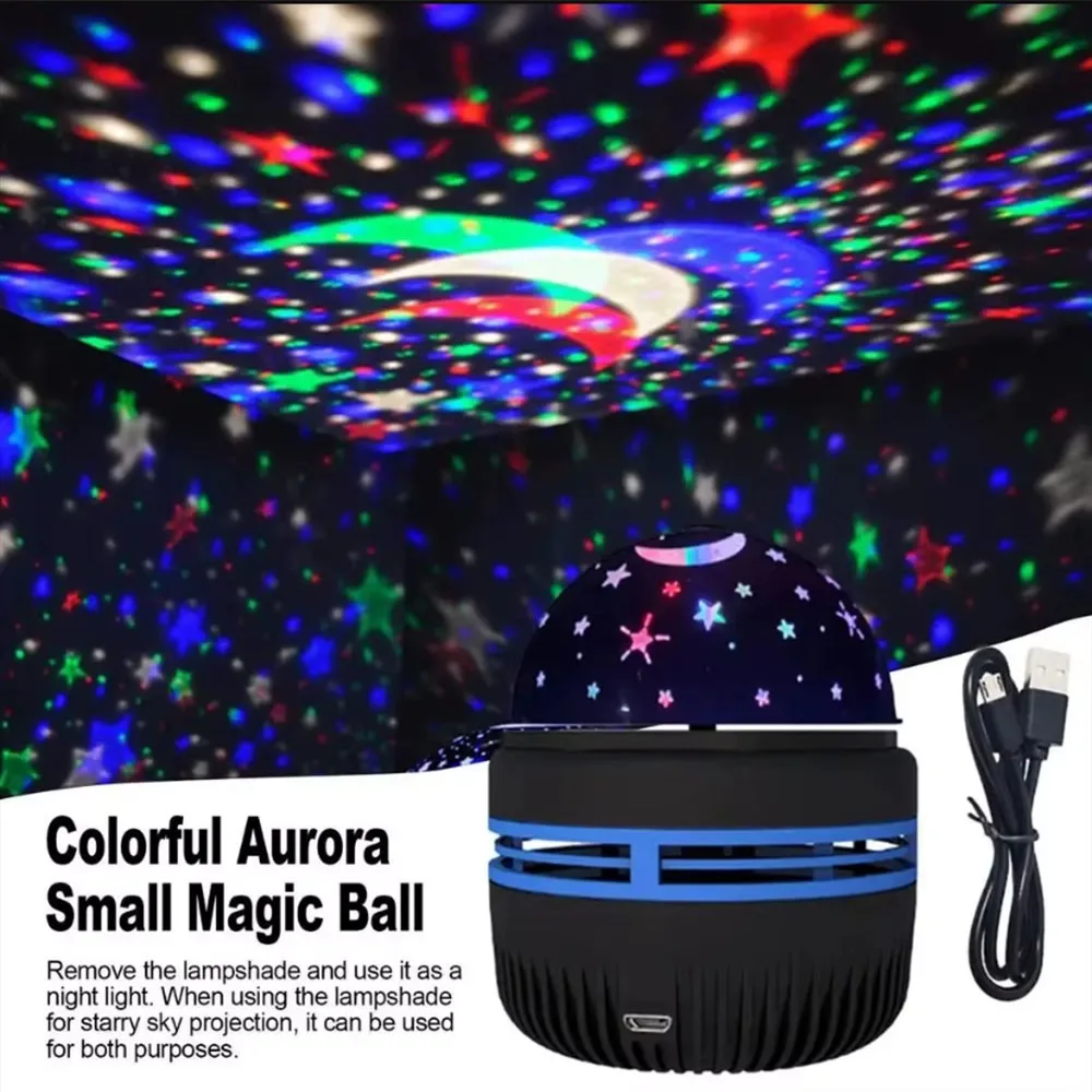 Proyector Galaxia LED - Lámpara de Noche Cielo Estrellado con Control Remoto, Luz RGB para Dormitorio y Fiestas
