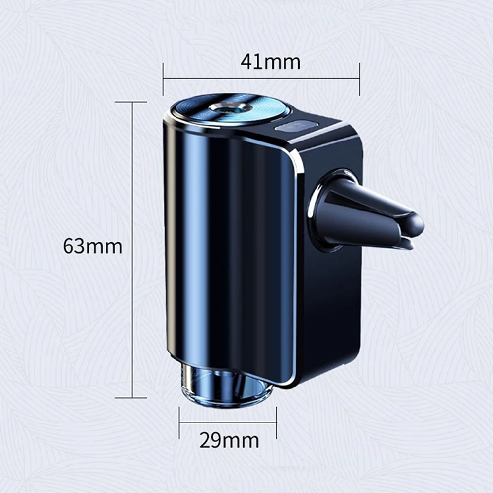 Difusor de Aroma para Coche - Humidificador Aromático Recargable USB con Aceite Esencial y Luz LED, Ambientador de Auto