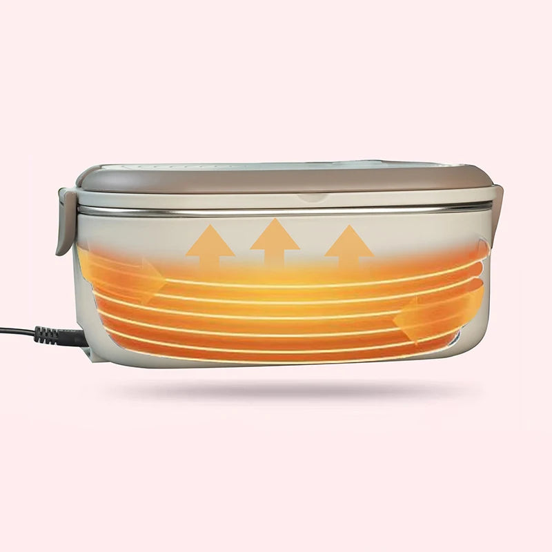 Lonchera Eléctrica Portátil - Calienta tu Comida en 15 Minutos | Acero Inoxidable 1L