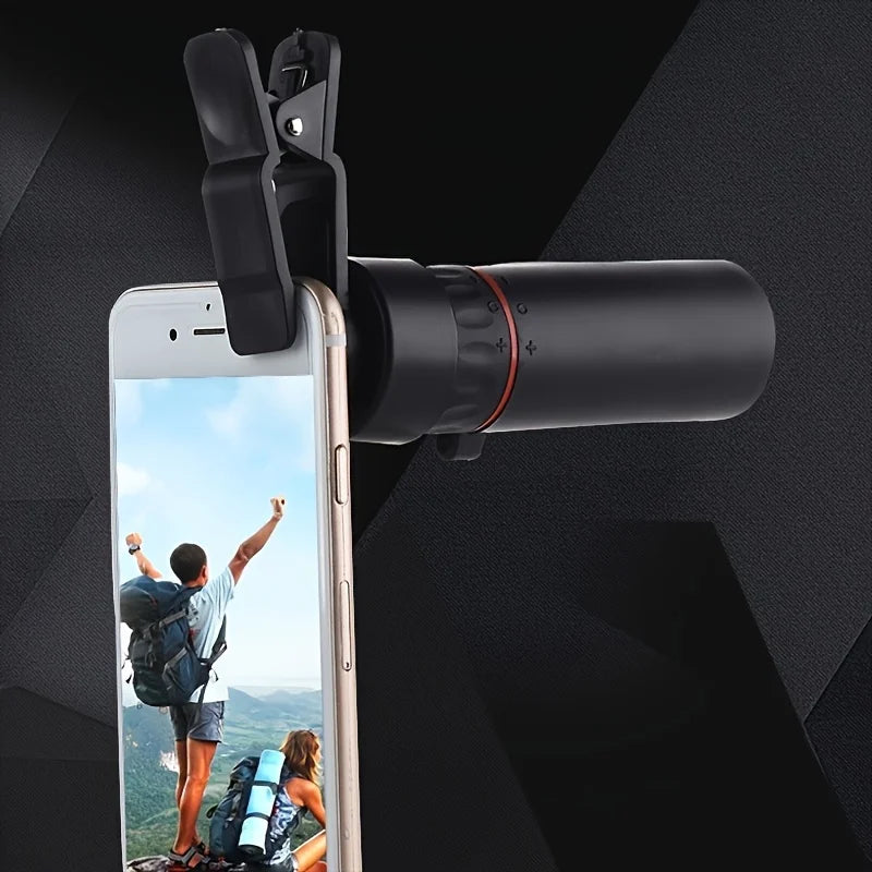 Monocular Telescopio HD 2000x25 - Portátil de Alta Potencia para Acampada, Conciertos, Aves y Observación de Estrellas